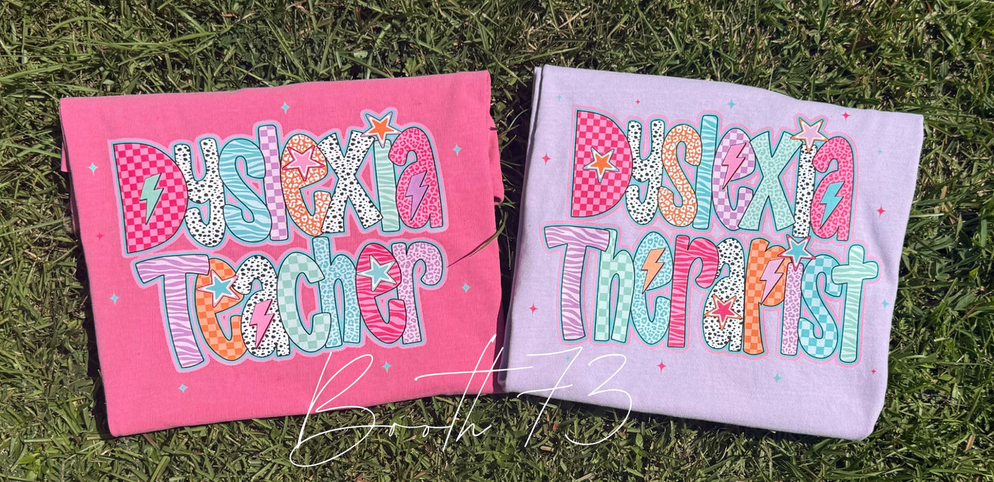 Dyslexia Tees