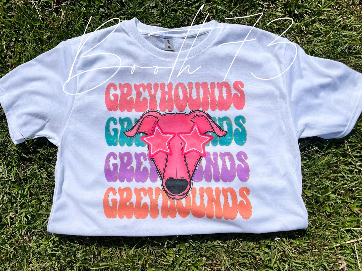Preppy Pastel Greyhound Tee