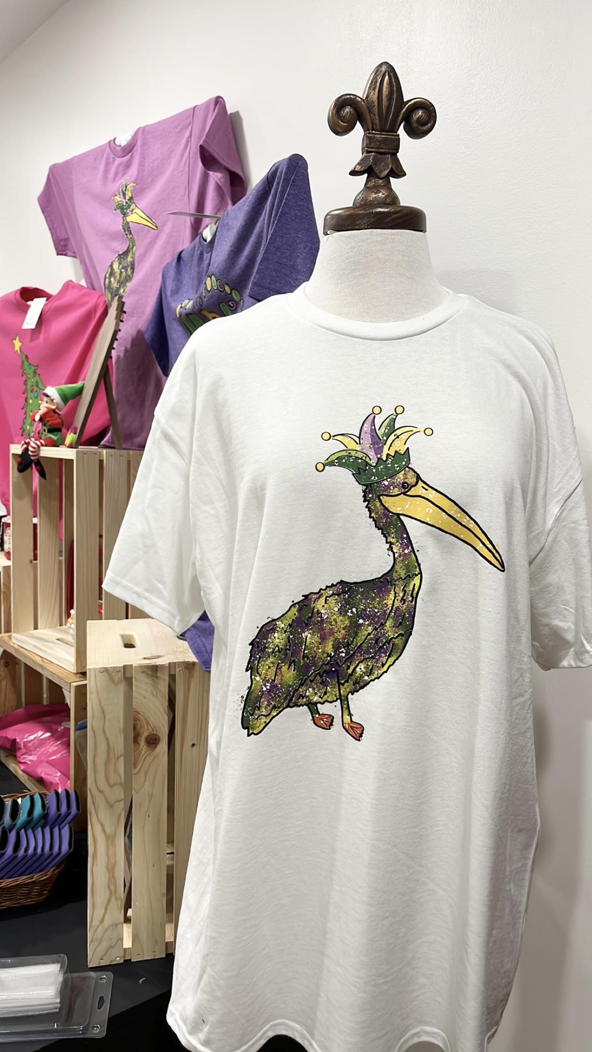Mardi Gras Pelican